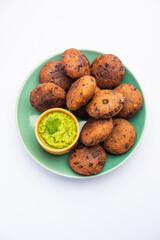 Millet Vada or cutlet is a variation of regular vada made with combination of urad dal and millets