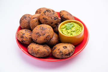 Millet Vada or cutlet is a variation of regular vada made with combination of urad dal and millets