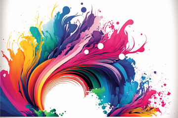 Vibrant Abstract Background Art