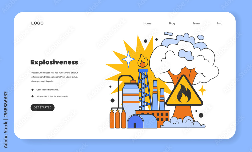 Poster explosiveness as a disadvantage to using natural gas web banner