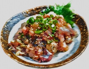 鯵のなめろう