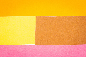 Multicolor background from a paper of different colors