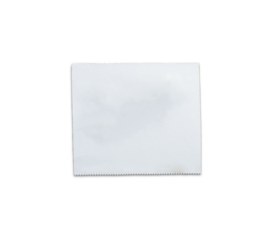 White blank stamp isolated for design