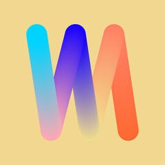 3d abstract colorful twisted liquid shapes. Creative design elements. Modern gradient shapes elements for banner, background, poster, bruchure, web, flyer.  