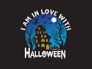 Halloween, California, Retro design  