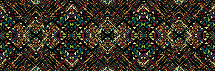 Seamless ethnic oriental ikat pattern,fabric,embroidery.Mexican pattern.decorative colored tiles.latin african.indian fabric.Pekalongan.Wax Print.beautiful motifs.batik.ceramic tile.tile.ikat.vector