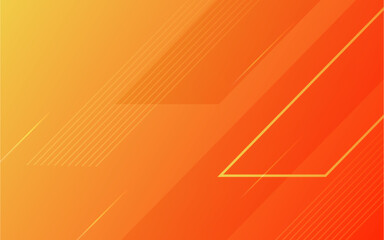 Abstract orange stripe shape with futuristic concept background