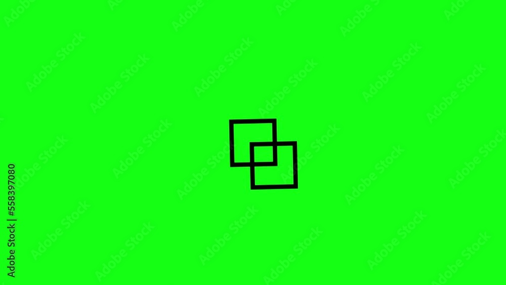 Poster loading screen 4k animation with green screen and white, seamless loop. web page loading icon design