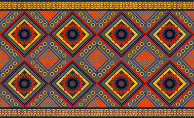 Oriental ethnic pattern traditional.Design for background,carpet,wallpaper,clothing,wrapping,fabric,Vector