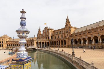 Fototapeta na wymiar Plaza de España, Seville