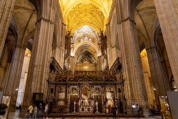 Obraz premium Inside Seville Cathedral