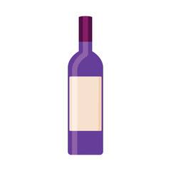 purple wine bottle icon