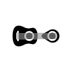 Obraz na płótnie Canvas Guitar logo design icon and symbol vector