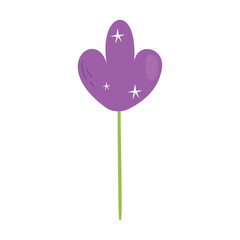 purple flower icon