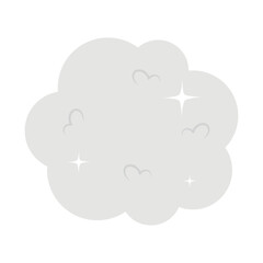 cloud shining icon