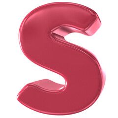 Latter And Number 3D RED