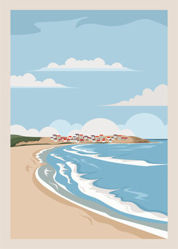 beach and sea