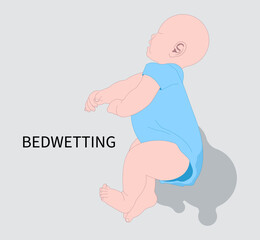 Baby sleep with Bedwetting at night