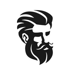 Barber shop isolated vintage label badge emblem. Vector illustration.