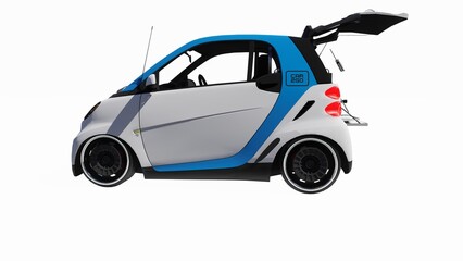 Smart Car With a coffee machine