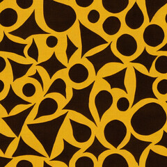 seamless pattern with brown and gold