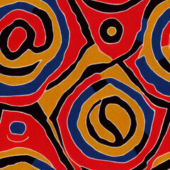 seamless pattern irregular circles