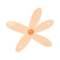 beautiful flower icon