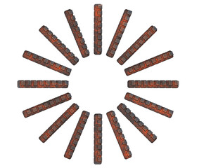 Clipart png. Standard photoshop shapes- metal computer symbols. Creative figure- metal corrosion