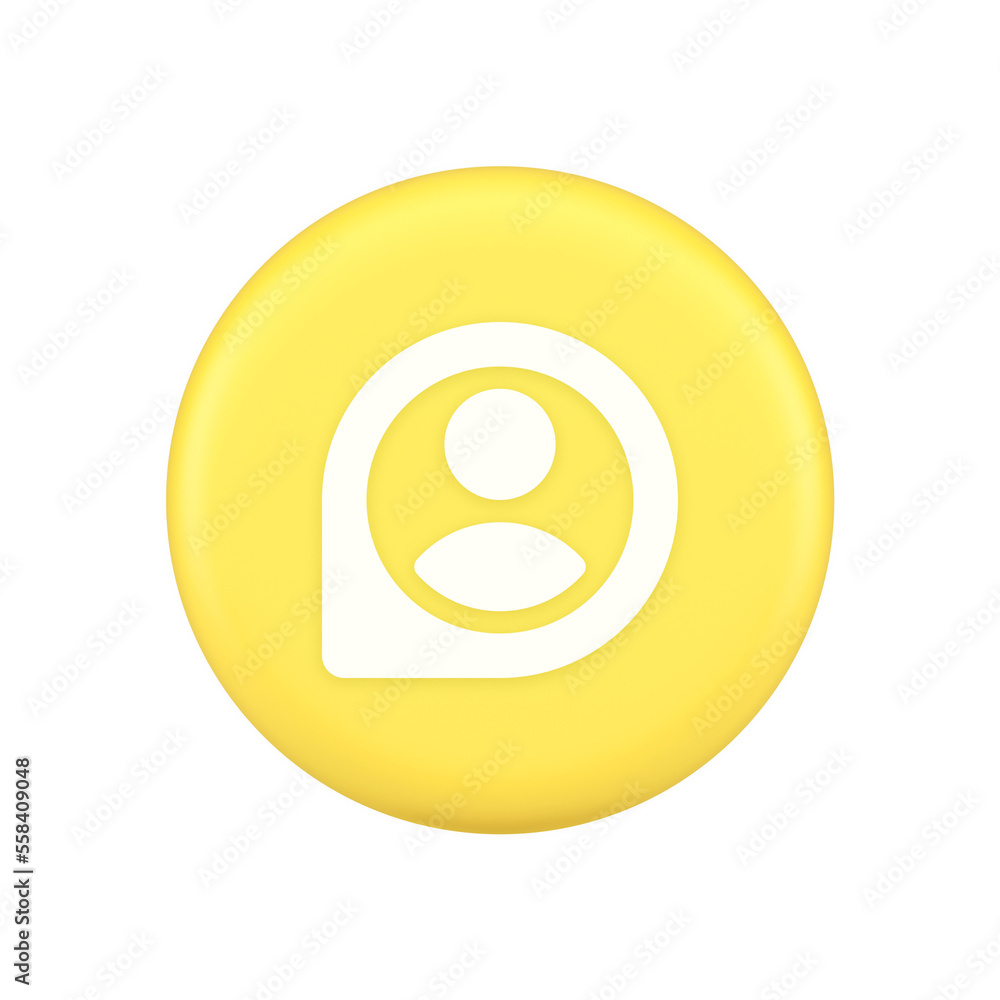 Poster human map pin pointer location position find navigation button person gps global data 3d icon