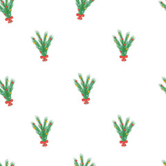 pattern set of christmas elements