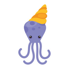 cute octupus icon