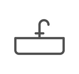 Obraz premium Furniture and household related icon outline and linear vector.