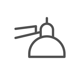 Furniture and household related icon outline and linear vector.