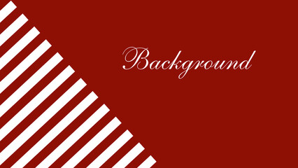 Red and white diagonal striped and dark red background