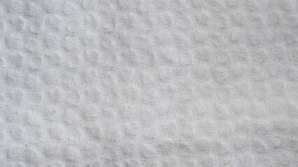 Close up of white tissue paper