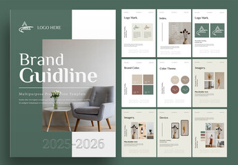 Brand Guideline Indesign Print Template