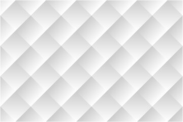Seamless pattern with Abstract White square tile. Simple futuristic geometric texture background with copy space
