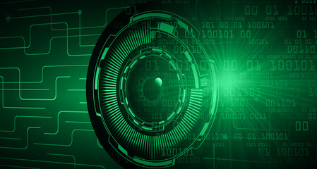 eye cyber circuit future technology concept background