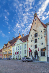Fototapeta premium Street in Tallinn, Estonia