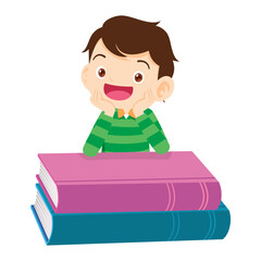 happy teacher with Boy and girls learning or studying.children with Back to School Concept education