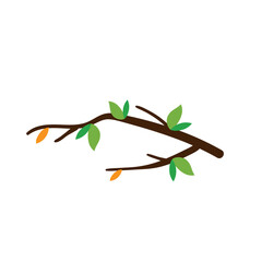 tree branch twigs with leaves