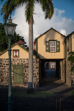Entrance to Fort Oranje on the Dutch Caribbean island of Sint Eustatius