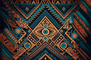 tribal pattern, Generative AI