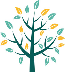 Spring Tree Vector Illustration