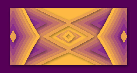 Abstract modern yellow and purple lines background vector illustration EPS10.