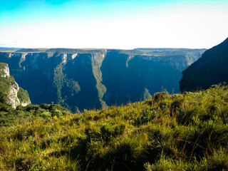 view of the mountains
