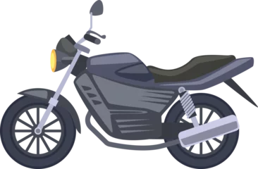 Foto op Plexiglas Sport motorbike icon. Urban motorcycle side view © ONYXprj