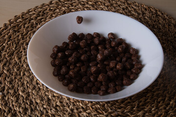photo of lots of little chocolate balls in a plate