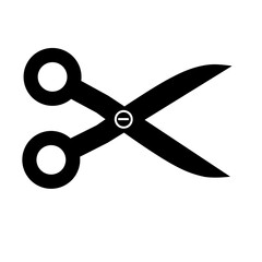 Cut Icon, Scissor Icon, Open Scissor Icon