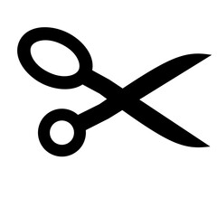 Cut Icon, Scissor Icon, Open Scissor Icon